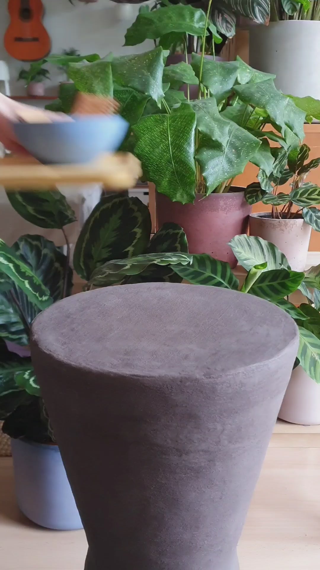 Timglas learakóasztal