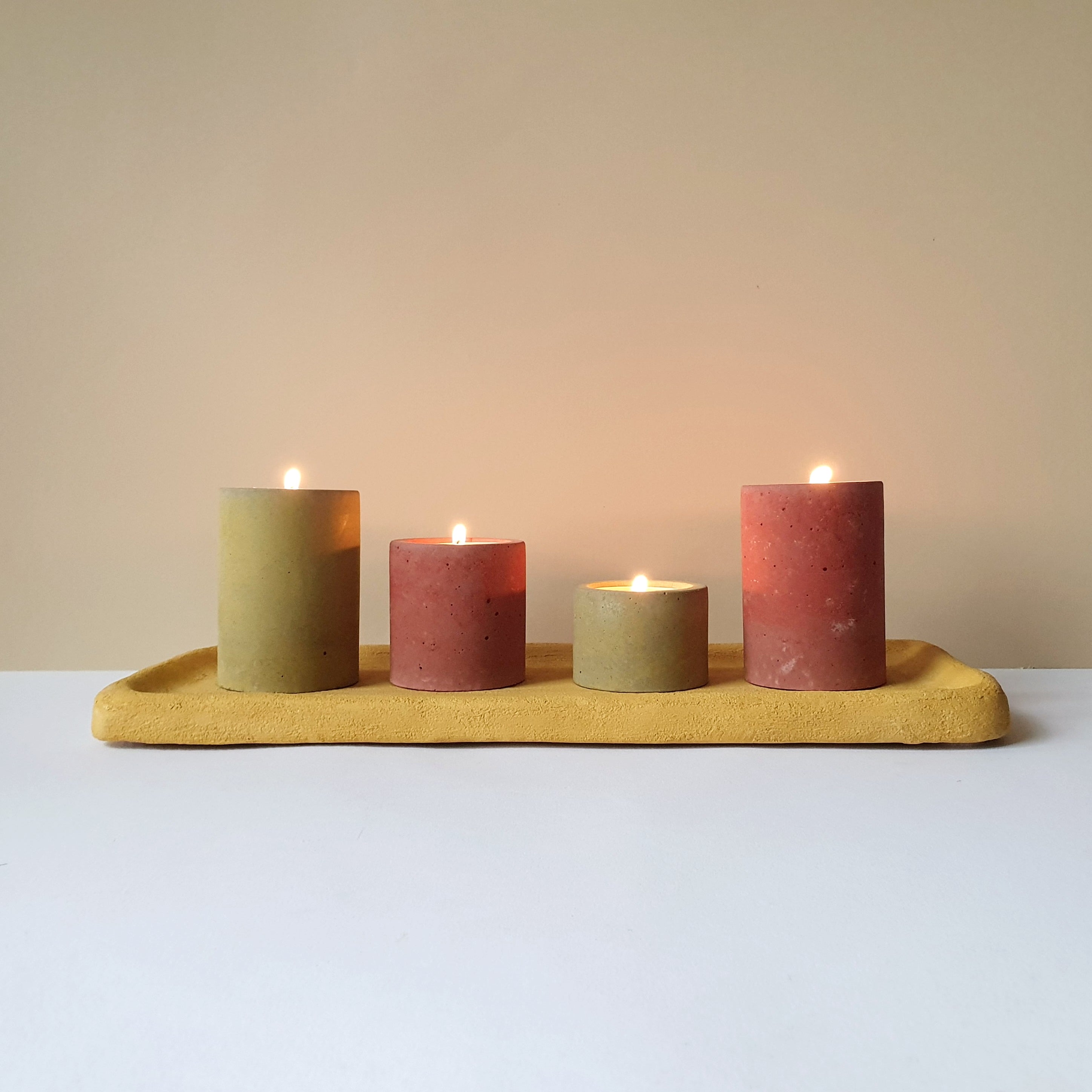 Tre mécsestartó szett