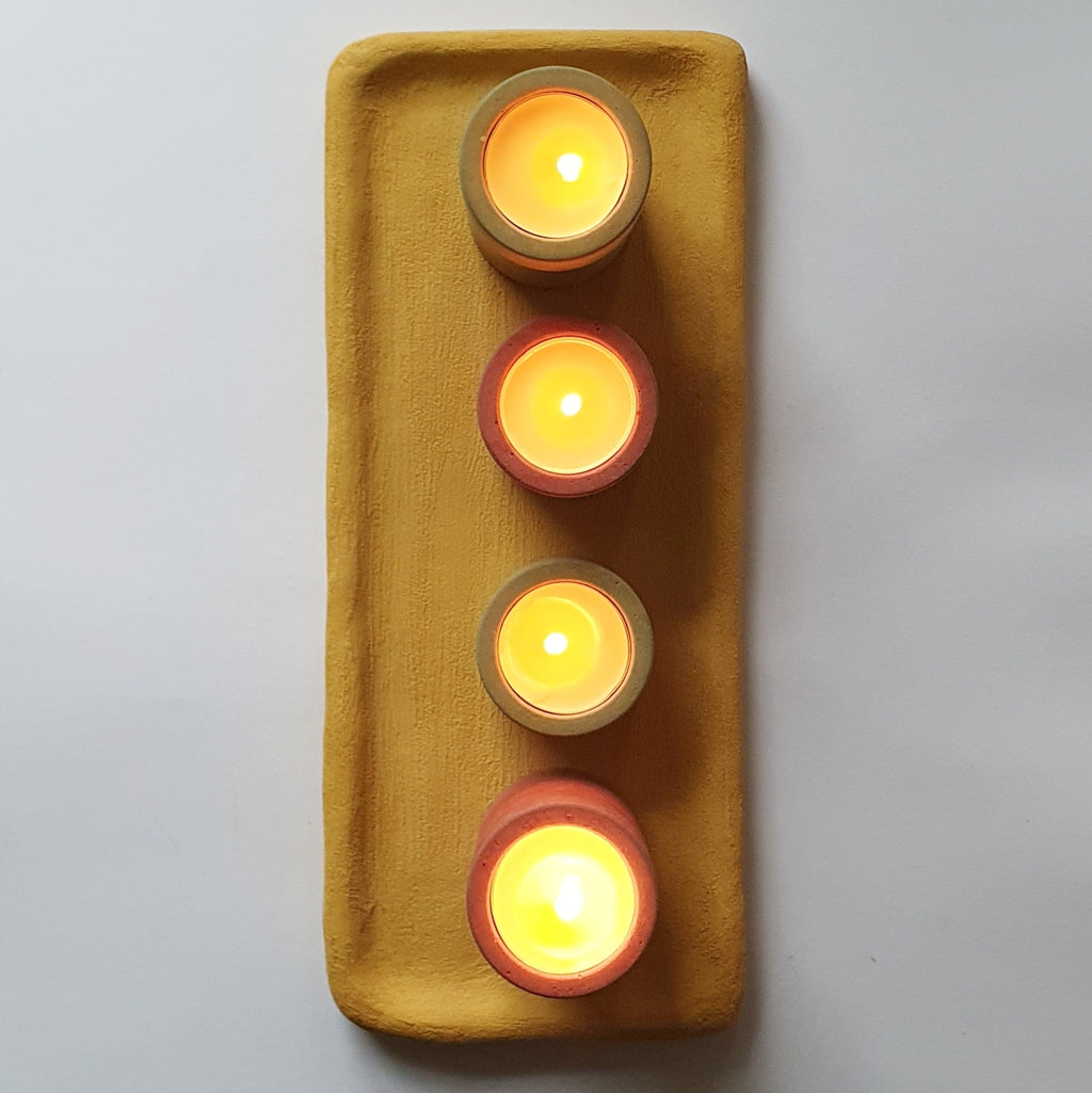 Tre mécsestartó szett