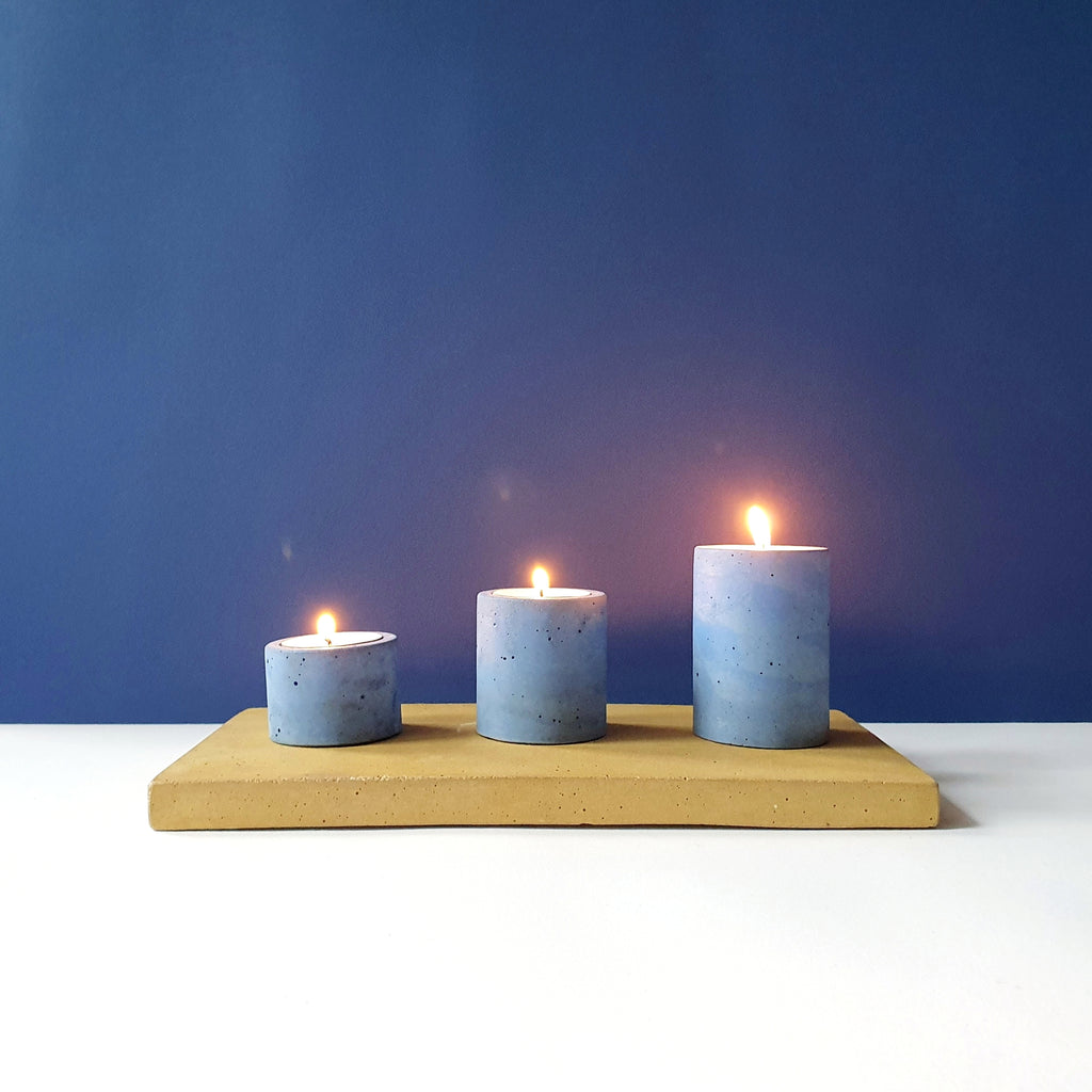 Tre mécsestartó szett